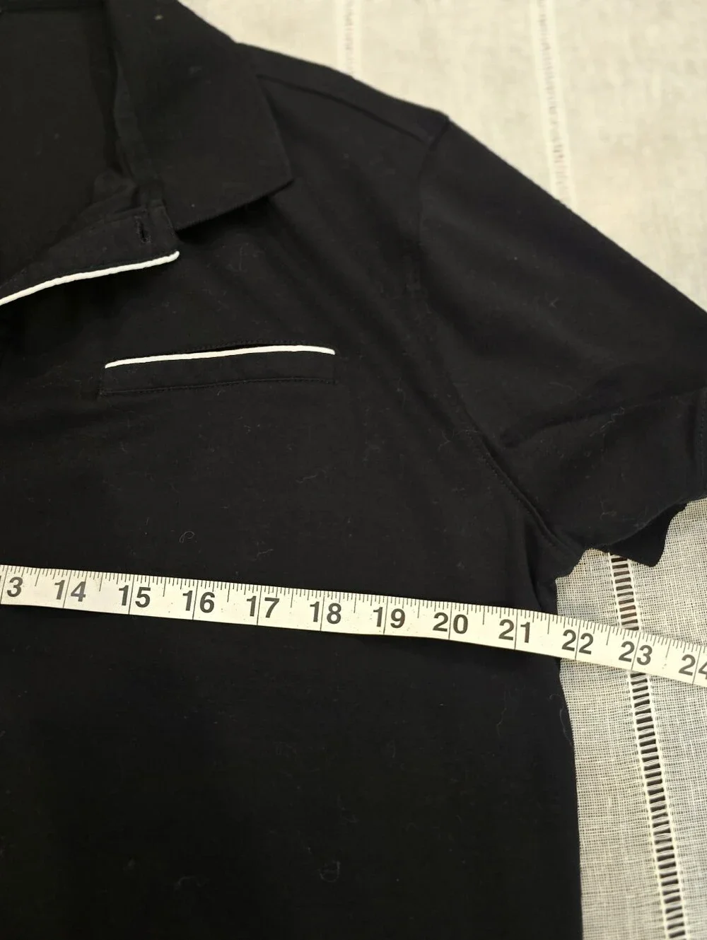 Banana Republic Luxury Performance Polo Shirt Black Size Large